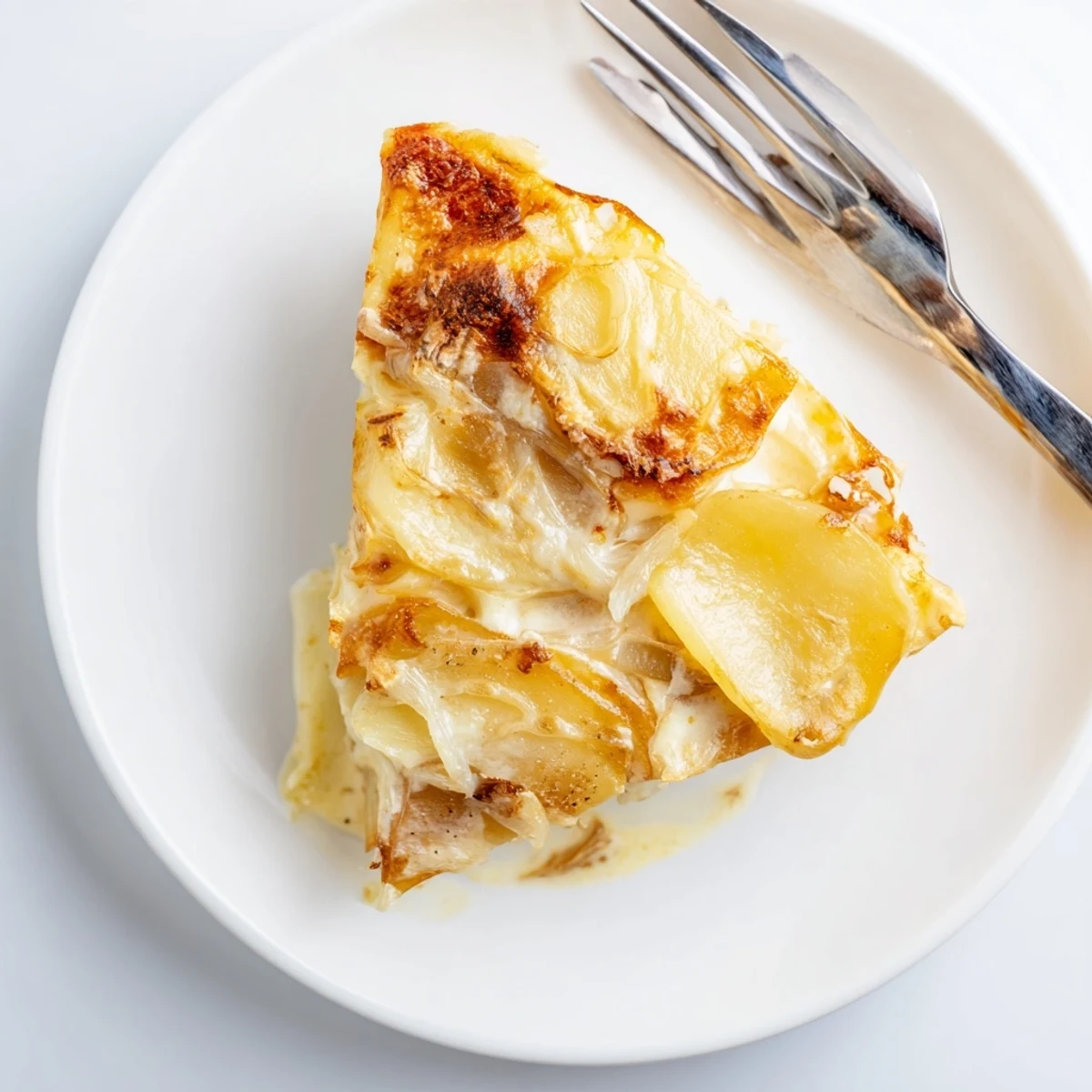 Cremiger Kartoffel- und Käsegratin mit knusprigen Rändern und herzhaftem Aroma.