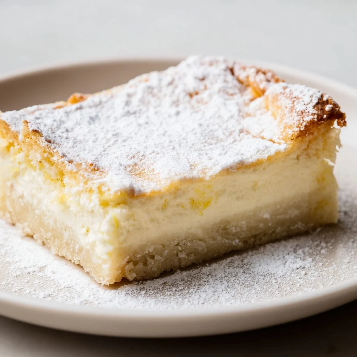 Golden-brown crust and a smooth, rich filling define this beautiful German cheesecake.