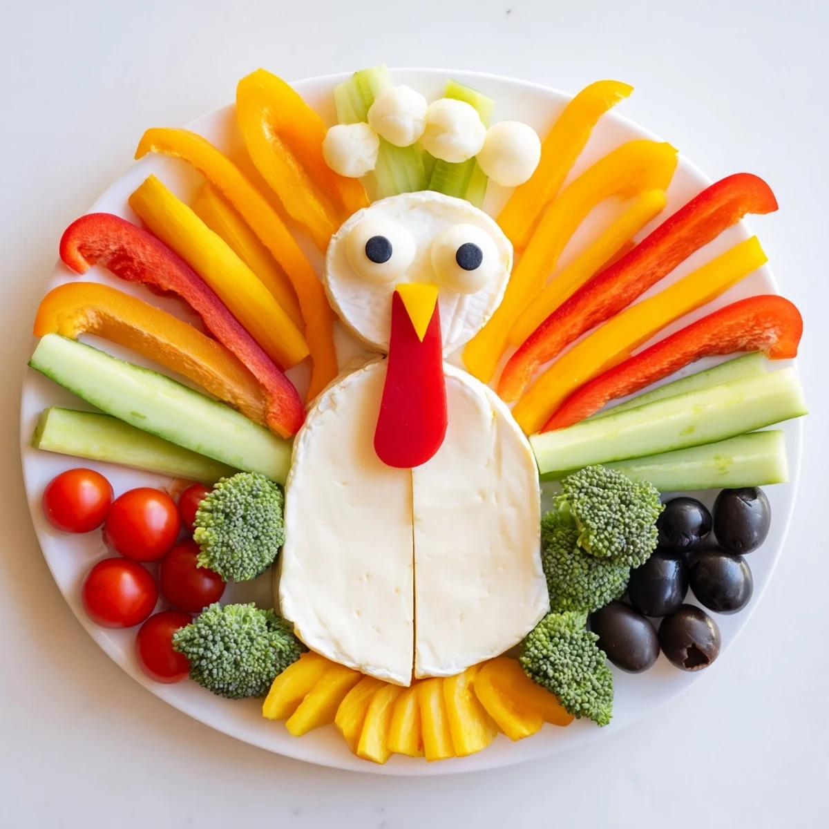 Truthahn-förmige Vorspeisenplatte