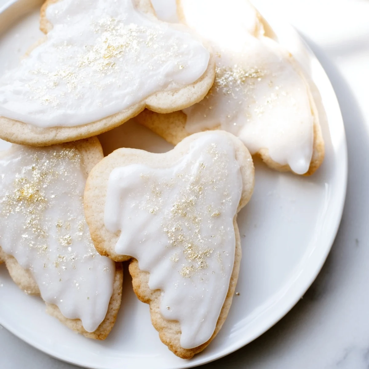 Engelsschwingen zarte Kekse