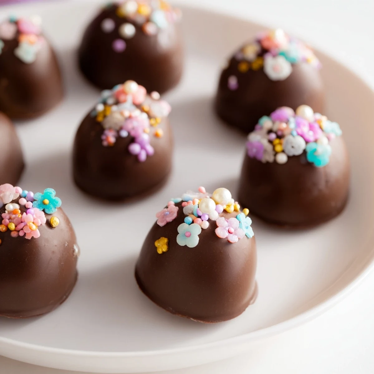 Homemade decorated egg candy, a delicious and easy Easter treat displayed for the holiday.