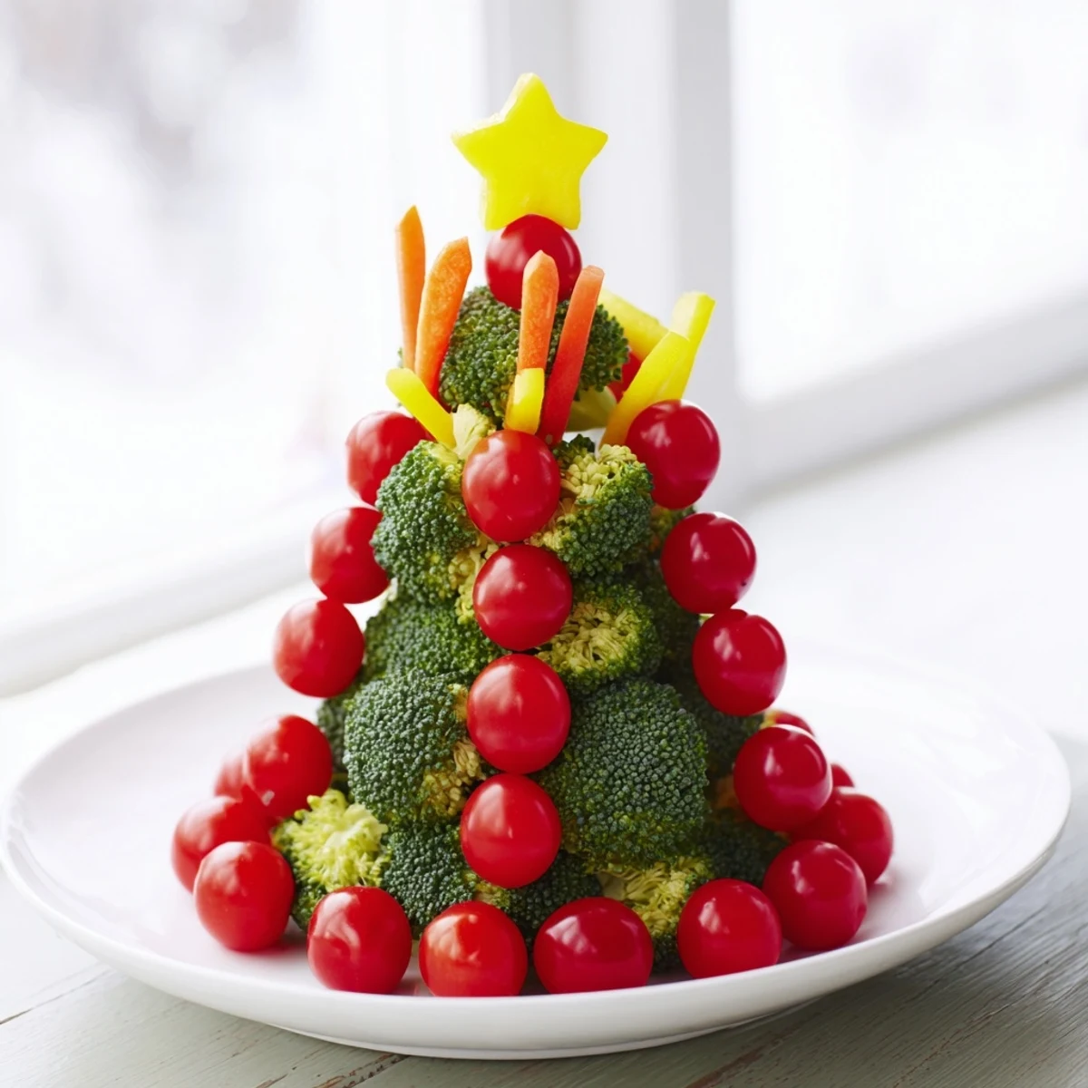 Broccoli Baum mit Kirschtomaten #101