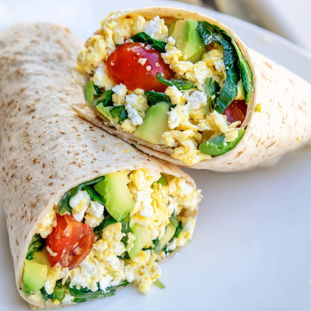 Feta Eier Wrap Frühstück