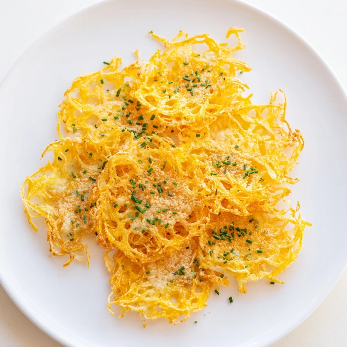 Knusprige Zwiebel Käse Chips