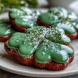 St Patricks Shamrock Cookies