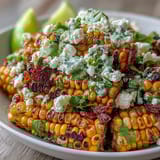 Mexikanischer Straßenmais Salat