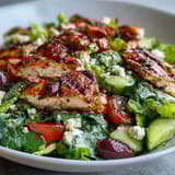 Greek Salad Bowl Grilled Chicken