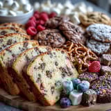 graduation dessert board festlich