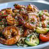One-Pan Lemon Butter Shrimp Orzo