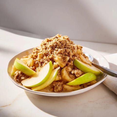 Apfel Zimt Crumble Genuss