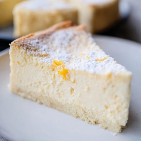 Deutscher cremiger Kuchen Zitrus