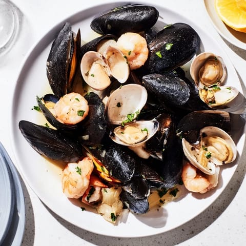 Shellfish und Meerestier Mischung