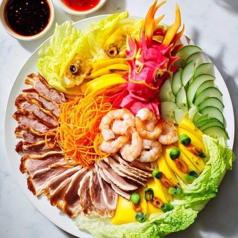 Lunar New Year Drache Platte