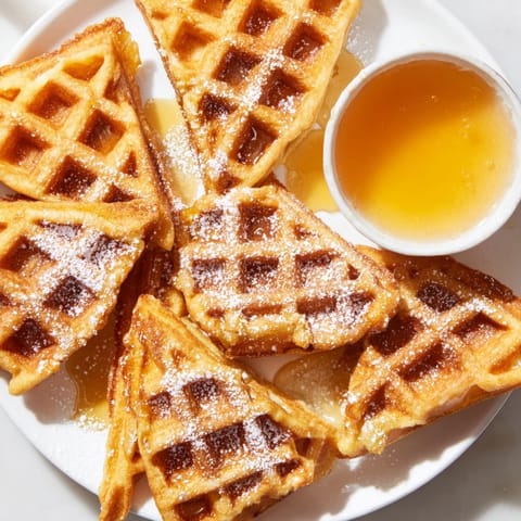 Waffelviertel mit Sirup Dip #103