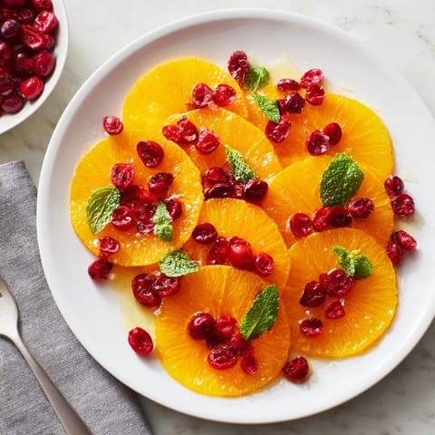 Winter Frucht Orange Cranberries