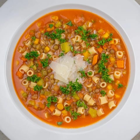 Ditalini Linsen Tomaten Suppe #129