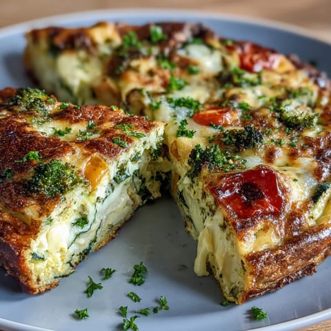 Bunte Gemüse-Frittata aus dem Ofen