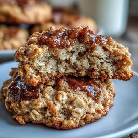 Vegan Bananen Hafer Cookies
