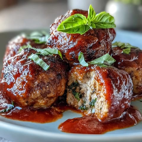 Turkey Meatball Lettuce Wraps