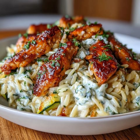 Boursin Orzo Chicken Veggie