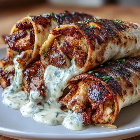 Irresistibles Huhn Shawarma Knoblauch