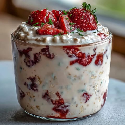 Erdbeer Vanille Protein Oats