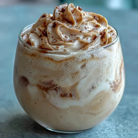 Leichtes, cremiges Kaffeegetränk mit echter Vanilleschote und Mandelmilch, perfekt für einen erfrischenden Genuss ohne Reue.