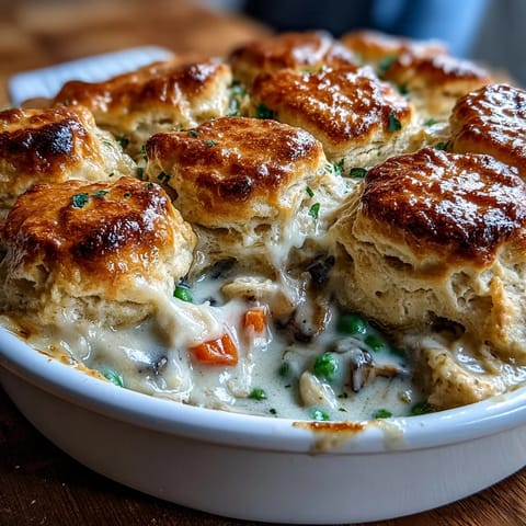 Cremiges Huhn mit Gemüse