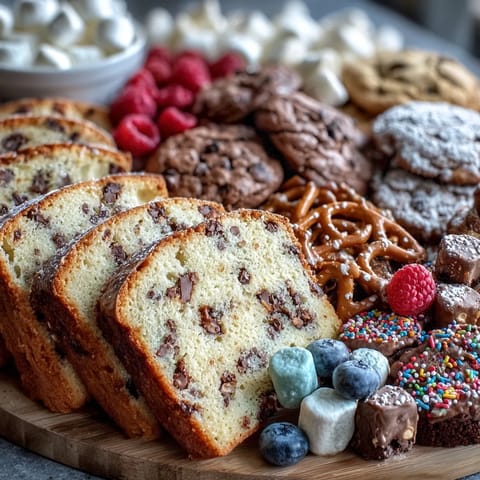 graduation dessert board festlich