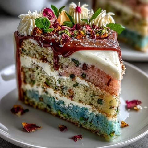 Pastel Ombre Spring Cake Blumen