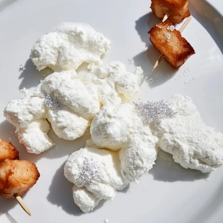 A beautifully arranged "Fluffy Clouds Lamb Baby Shower Board", ready for guests to enjoy the savory and sweet food.