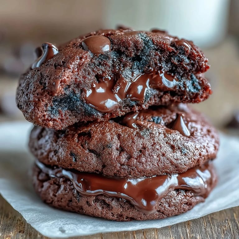 2. Gesunde, eiweißreiche Kekse mit cremigem Käsequark und dunkler Schokolade für einen perfekten Snack.  