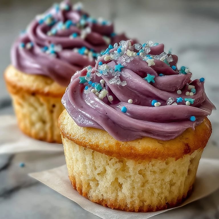 Geniessen Sie diese himmlischen Gemini-Geburtstags-Cupcakes mit auffälligem, zweifarbigem Frosting.