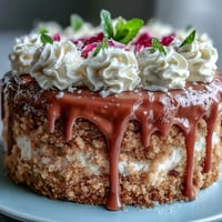 Hochglänzender Rosé-Samt-Kuchen für Brautpartys mit elegantem Goldakzent.